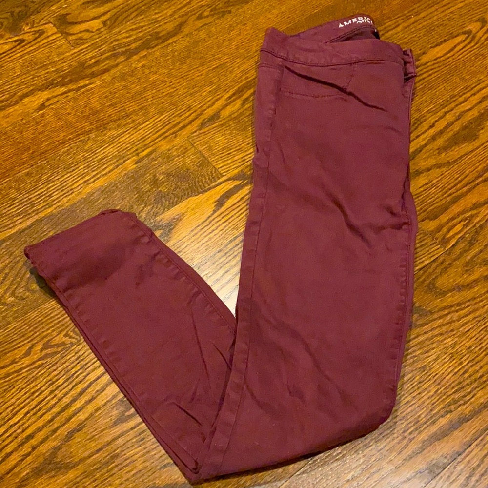 Maroon Jeggings